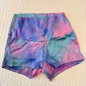 High waisted rainbow bottoms